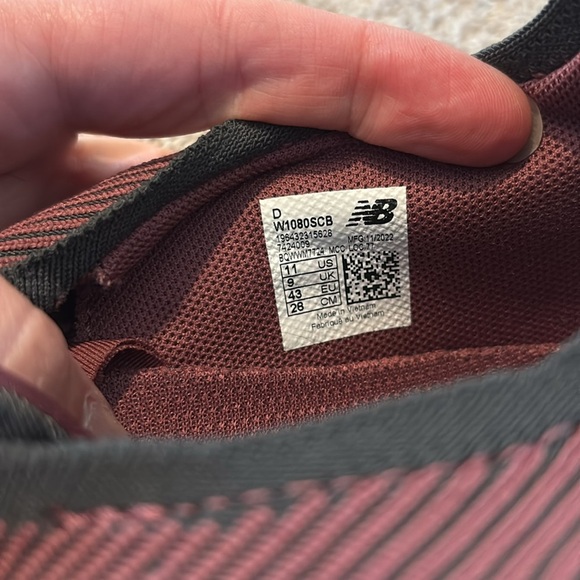 New Balance Fresh Foam 1080 SCB Running Shoes Slip On Maroon Purple 11 Wide - Picture 4 of 13